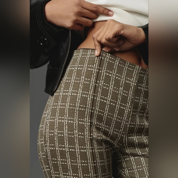 NWT Anthropologie The Margot Kick-Flare Cropped Pants by Maeve, Size XXS - Picture 4 of 10